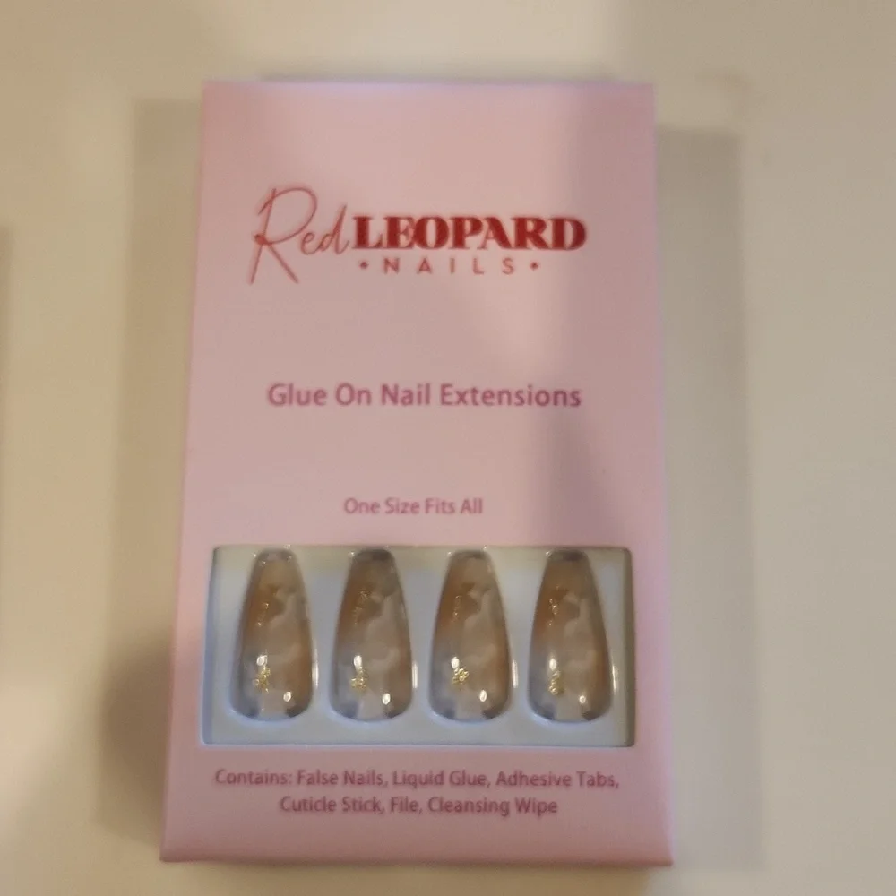 Press On Nails Bundle, 4 sets in Various Shades of Pink & Purple